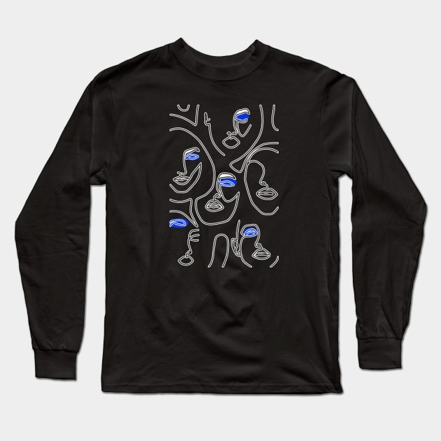 Graphic One Liner Long Sleeve T-Shirt by DesignersMerch